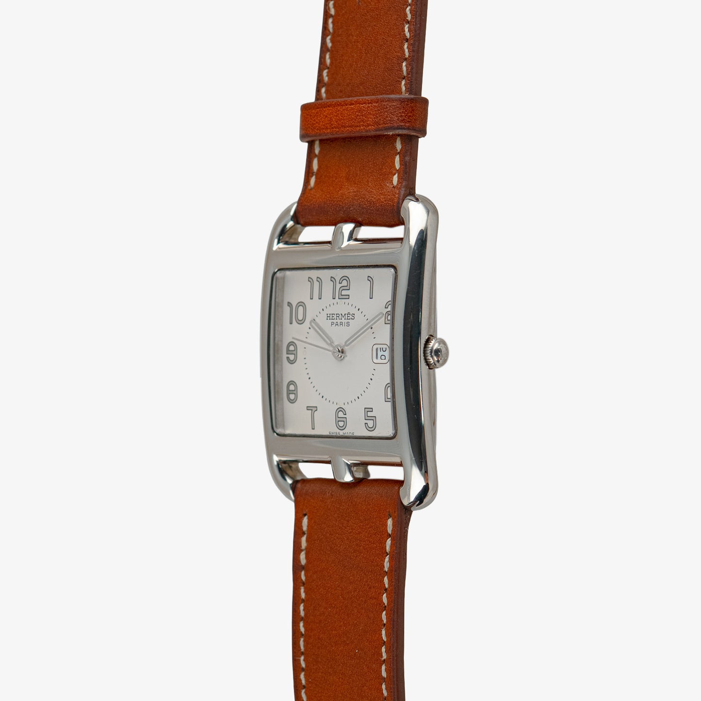 Hermès Cape Cod Quartz Date Silver Dial 36mm