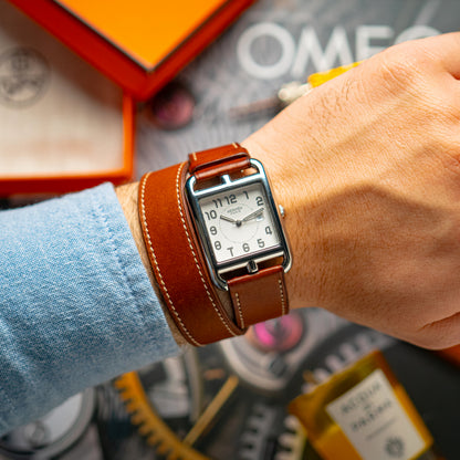 Hermès Cape Cod Quartz Date Silver Dial 36mm