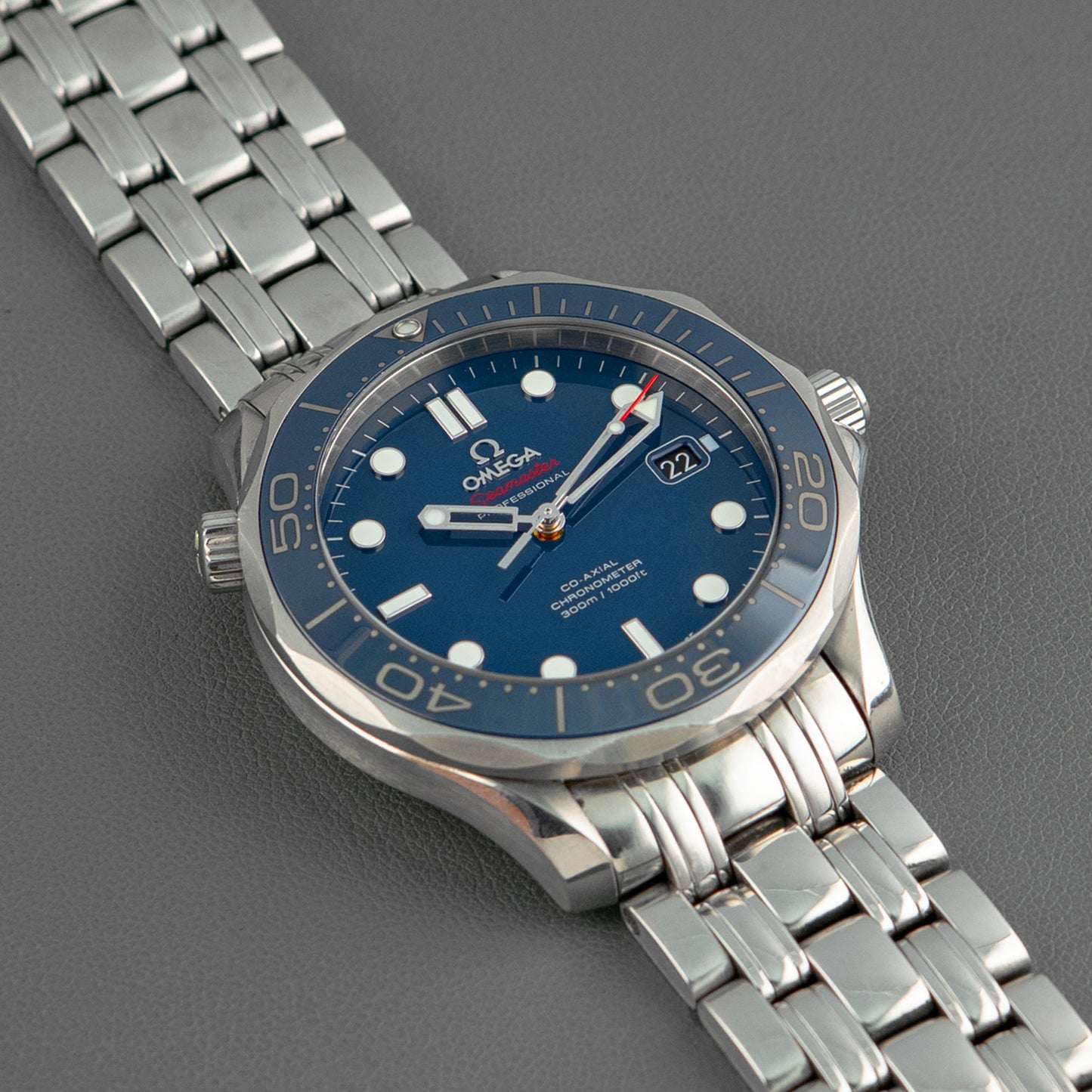 Omega Seamaster Diver 300M Blue Dial Ceramic Bezel 41mm
