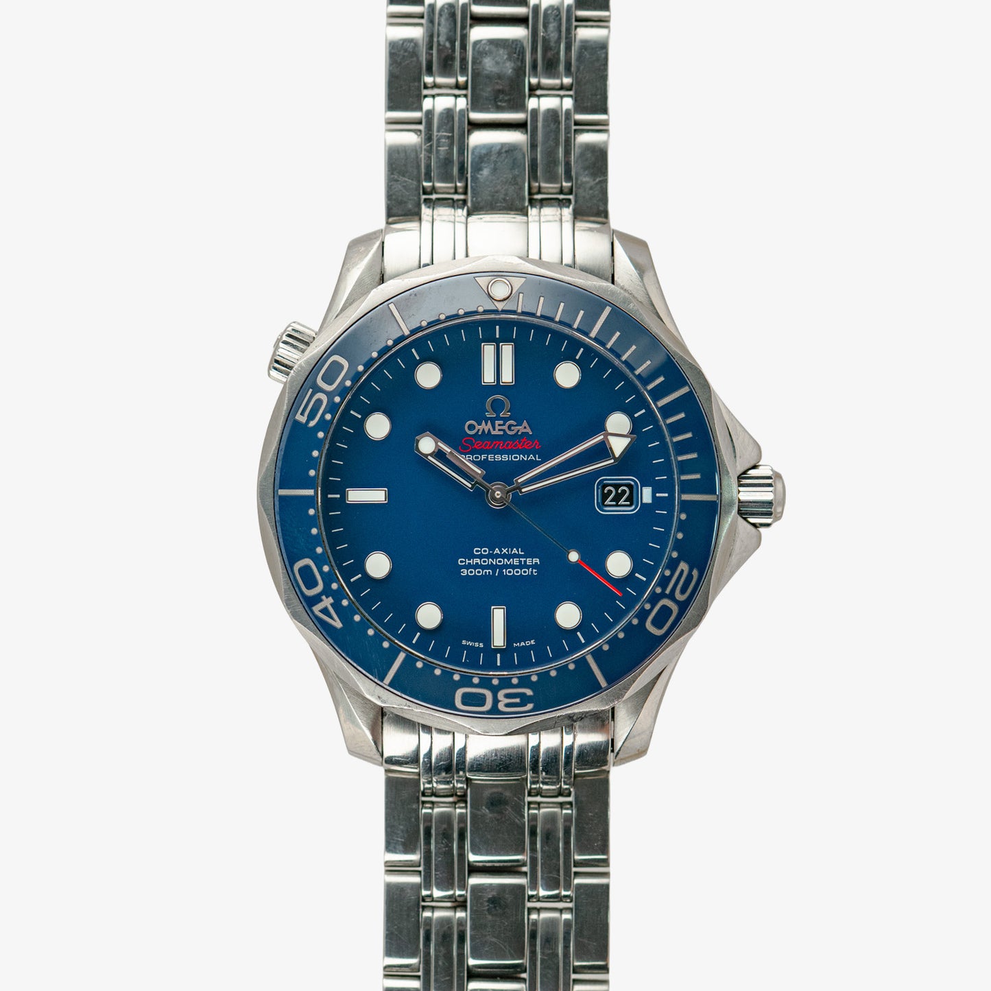 Omega Seamaster Diver 300M Blue Dial Ceramic Bezel 41mm