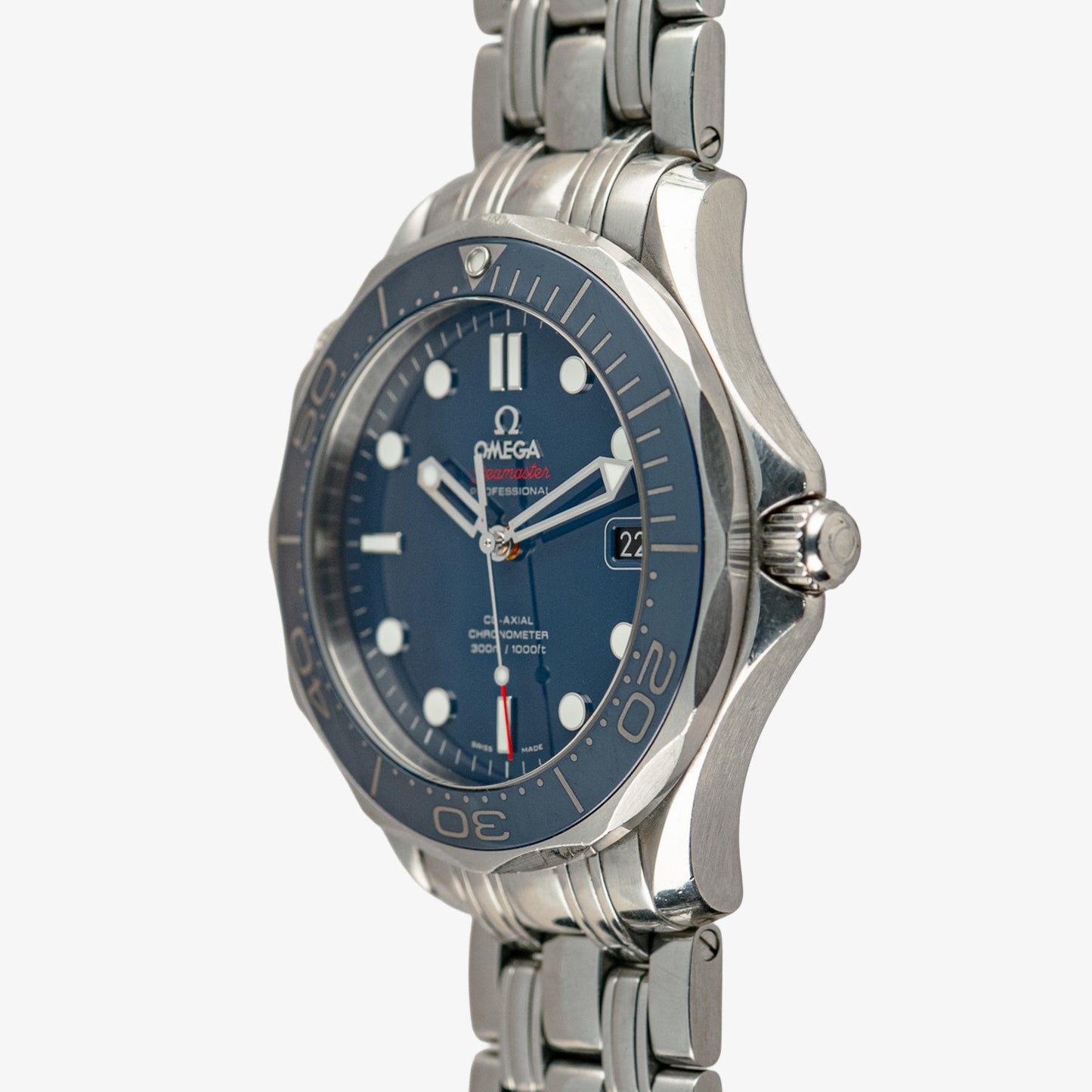 Omega Seamaster Diver 300M Blue Dial Ceramic Bezel 41mm
