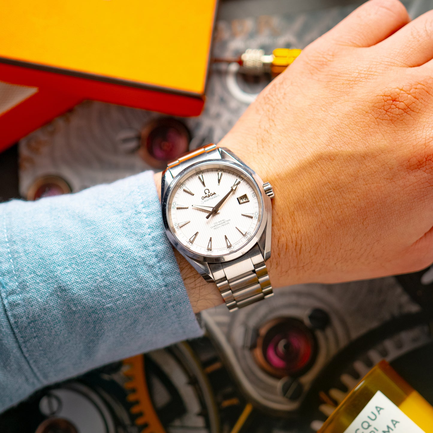 Omega Seamaster Aqua Terra 150M White Dial 41.5mm