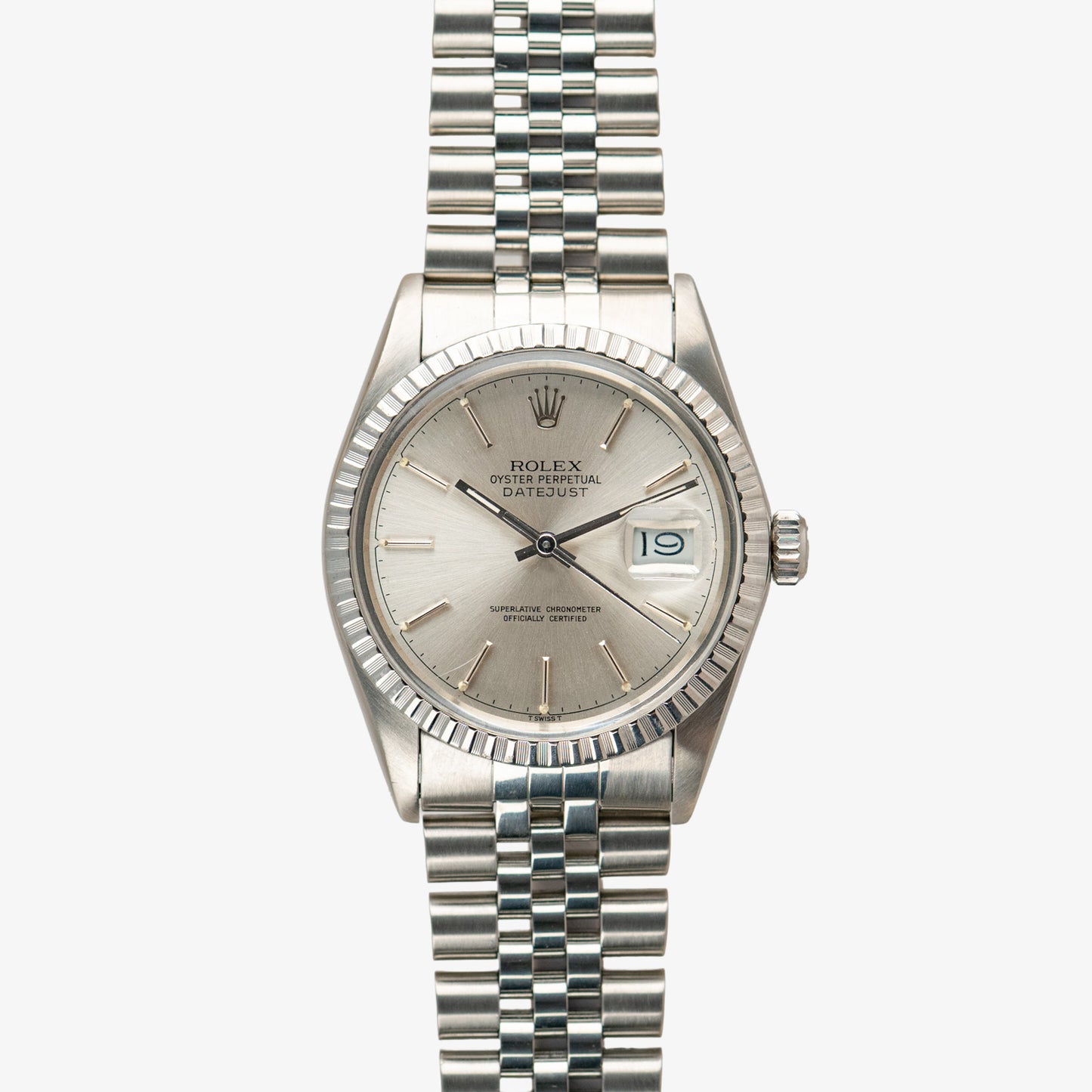 Rolex Datejust 16030 Silver Dial Automatic 36mm