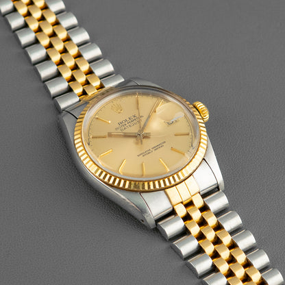 Rolex Datejust 16013 Automatic Champagne Dial 36mm