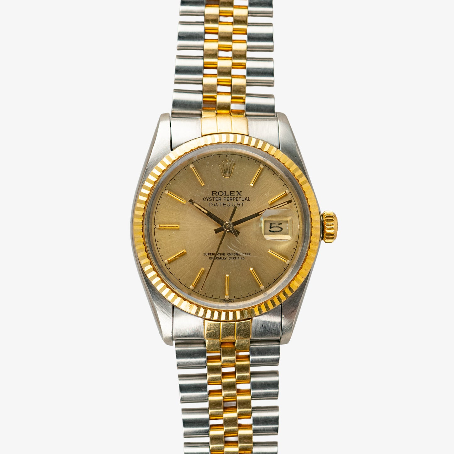 Rolex Datejust 16013 Automatic Champagne Dial 36mm