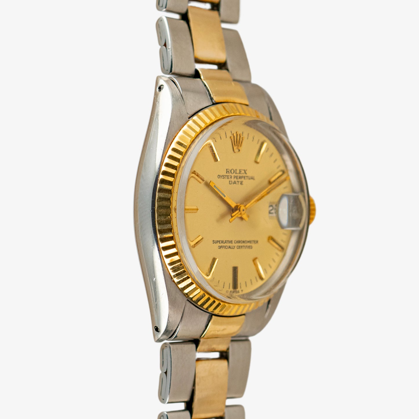 Rolex Oyster Perpetual Date 1500 Champagne Dial 34mm