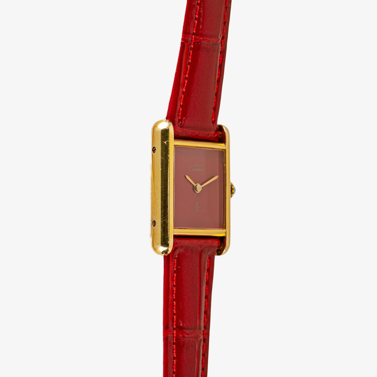 Cartier Tank Must Vermeil Red Dial Manual Wind 23mm