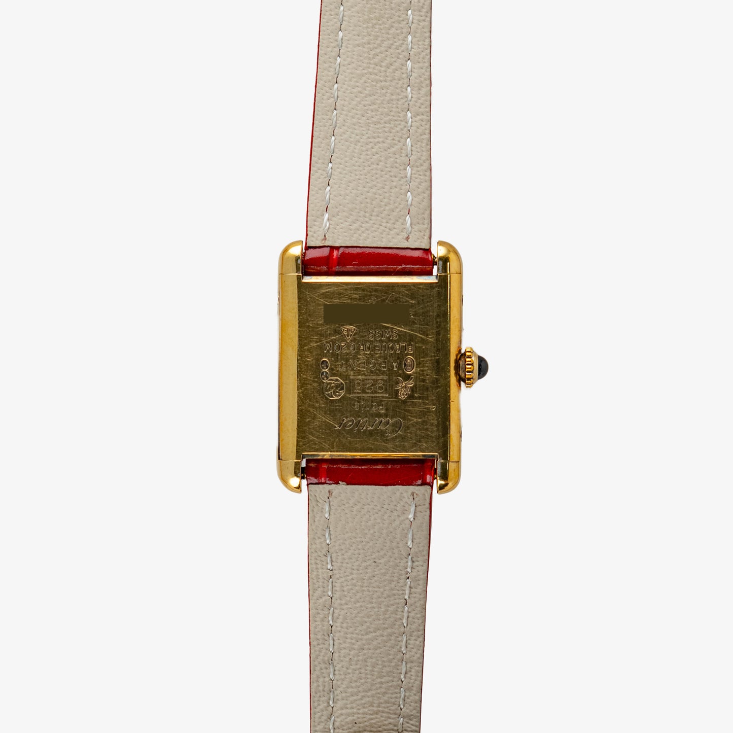 Cartier Tank Must Vermeil Red Dial Manual Wind 23mm