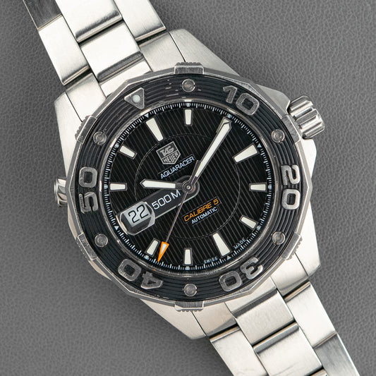 TAG Heuer Aquaracer 500M Calibre 5 Automatic Black 43mm