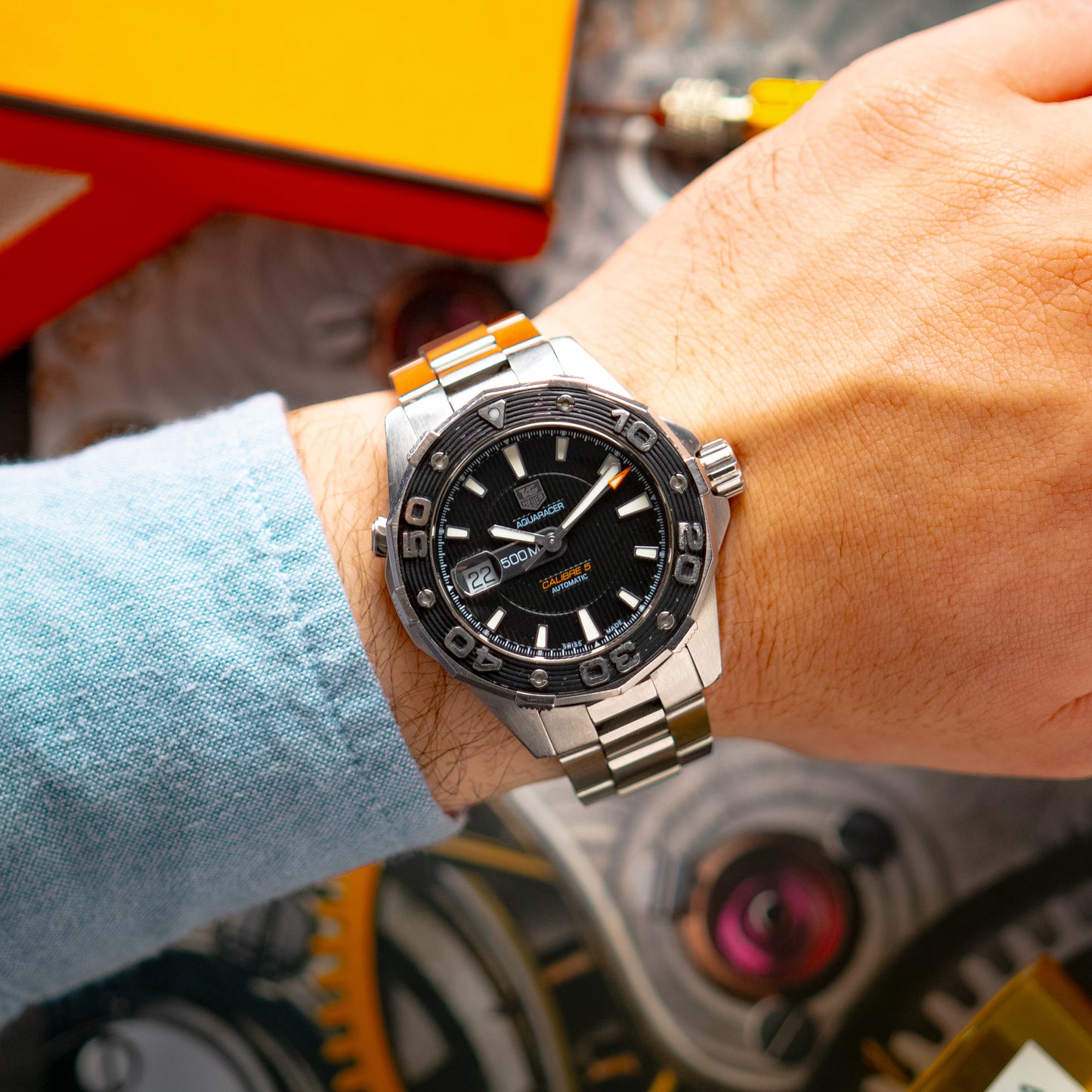 TAG Heuer Aquaracer 500M Calibre 5 Automatic Black 43mm