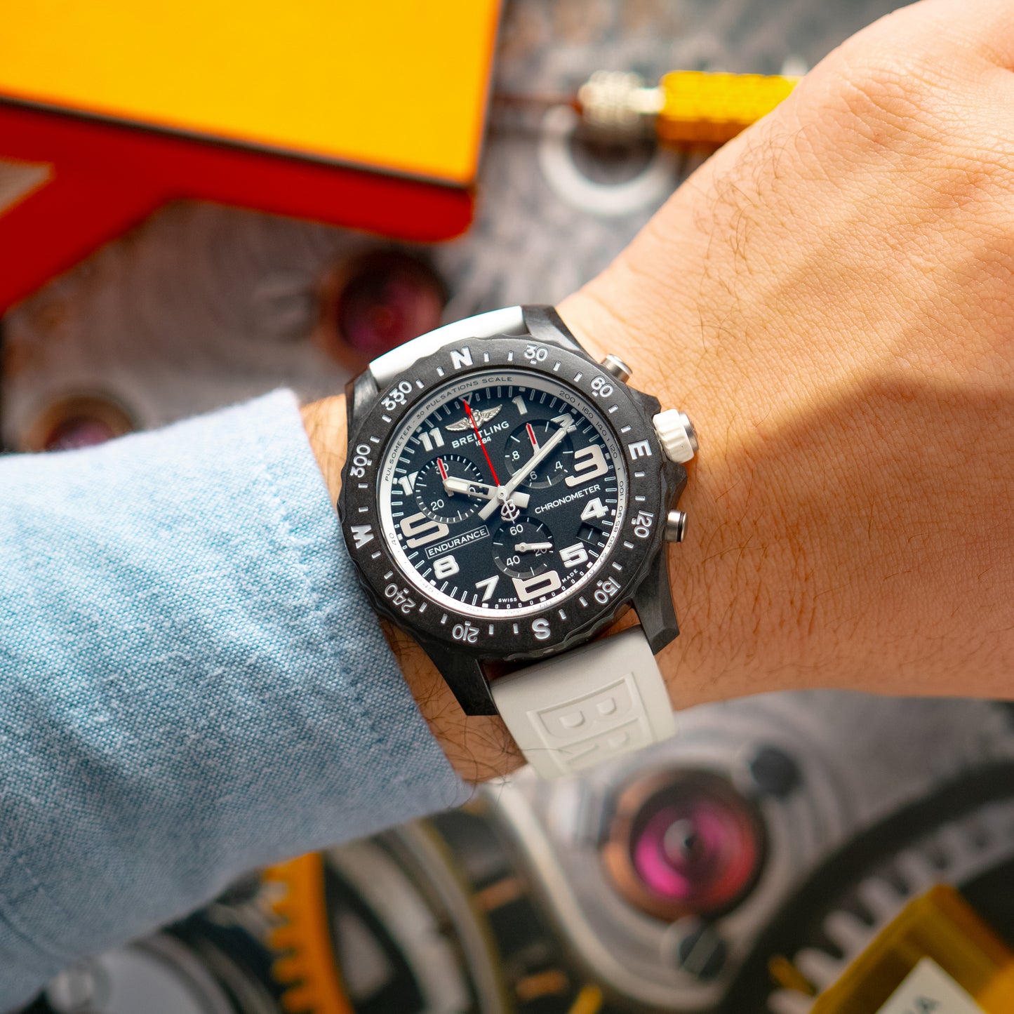 Breitling Endurance Pro Chronometer Quartz Black Dial 44mm