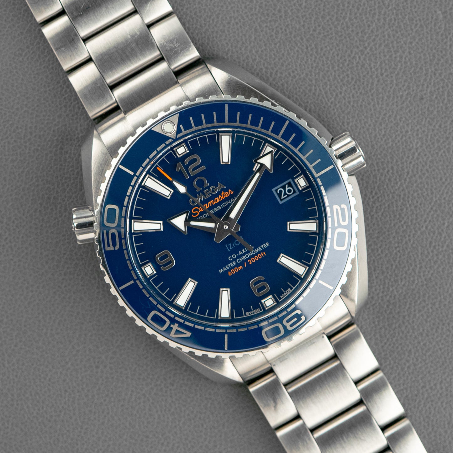 Omega Seamaster Planet Ocean 600M Blue Dial 39.5mm