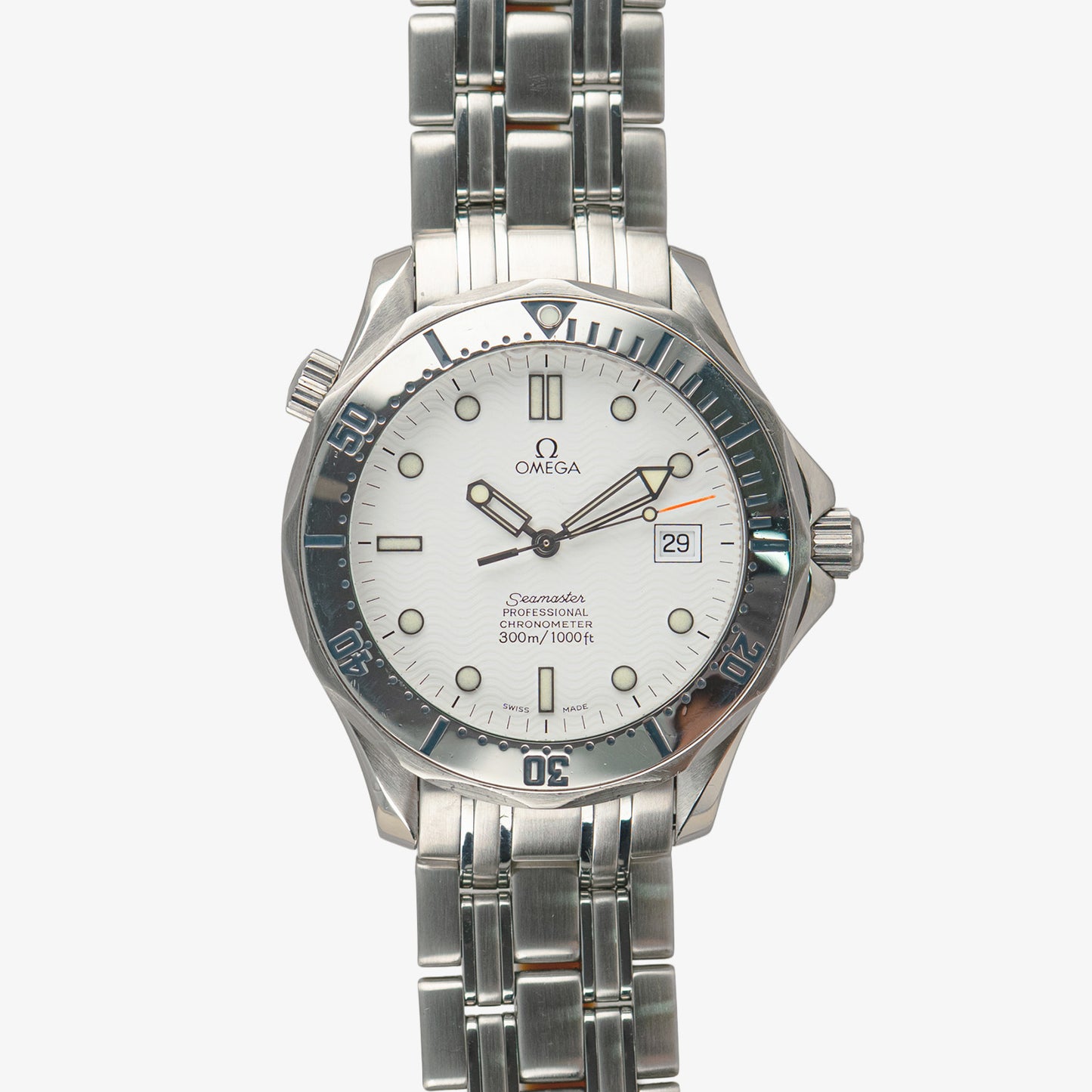 Omega Seamaster Diver 300M Automatic White Dial 41mm