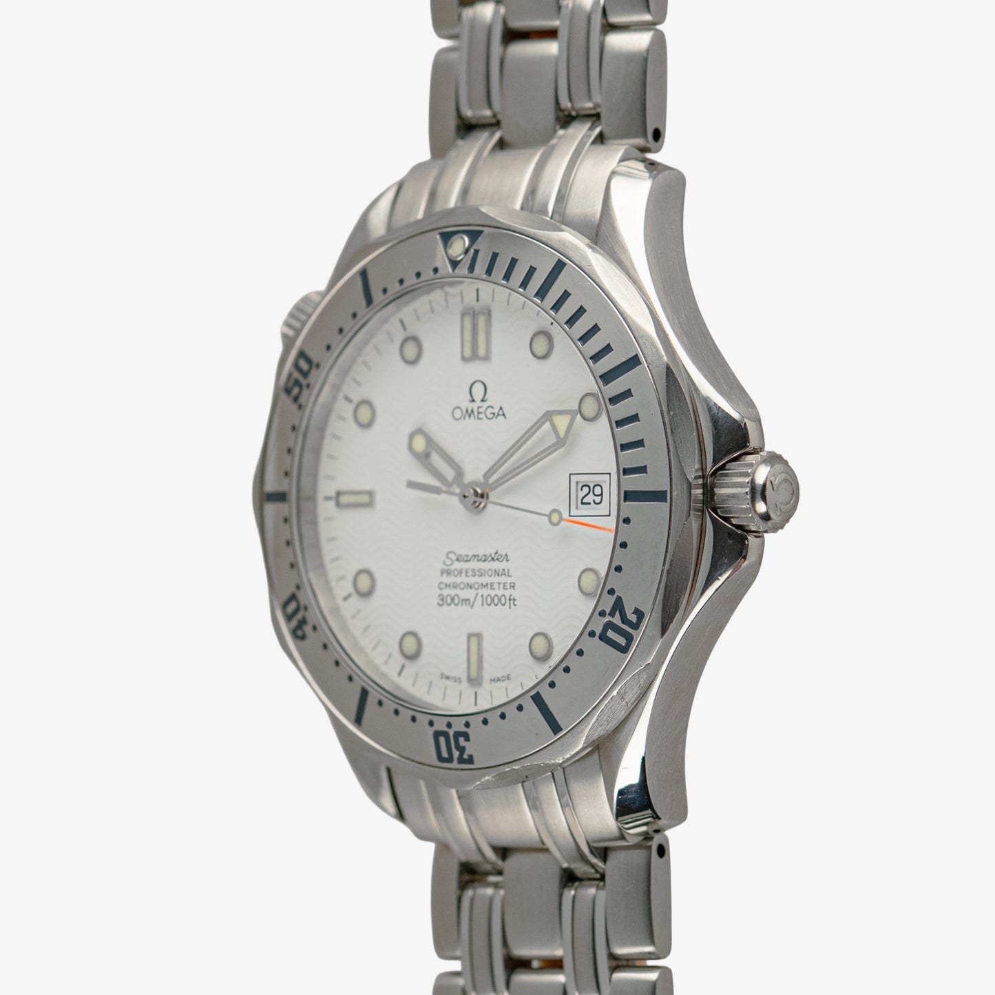 Omega Seamaster Diver 300M Automatic White Dial 41mm