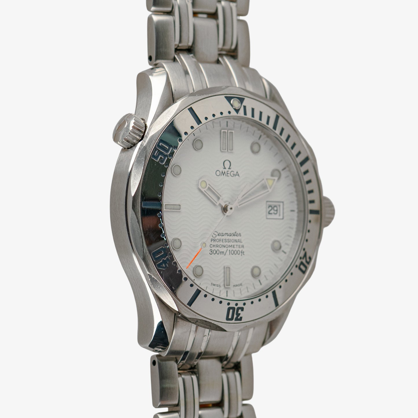 Omega Seamaster Diver 300M Automatic White Dial 41mm