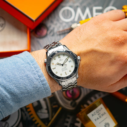 Omega Seamaster Diver 300M Automatic White Dial 41mm