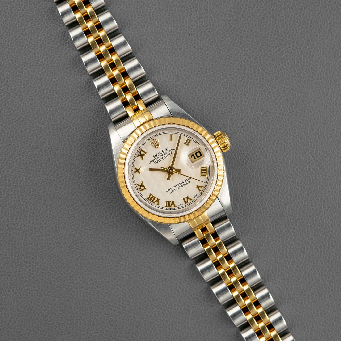 Rolex Lady-Datejust 79173 Two-Tone Pyramid Dial 26mm