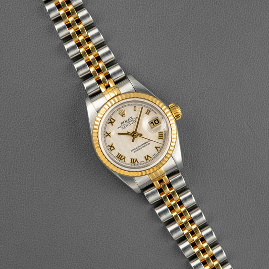 Rolex Lady-Datejust 79173 Two-Tone Pyramid Dial 26mm