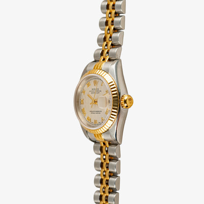 Rolex Lady-Datejust 79173 Two-Tone Pyramid Dial 26mm