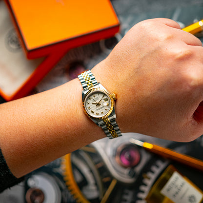 Rolex Lady-Datejust 79173 Two-Tone Pyramid Dial 26mm
