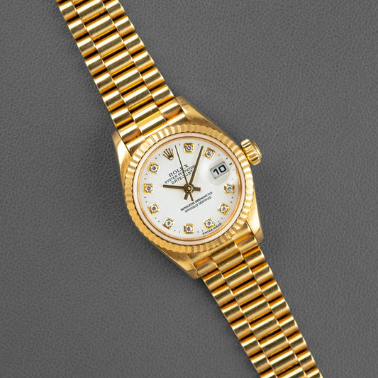 Rolex Lady-Datejust 79178 Champagne Diamond Dial 26mm