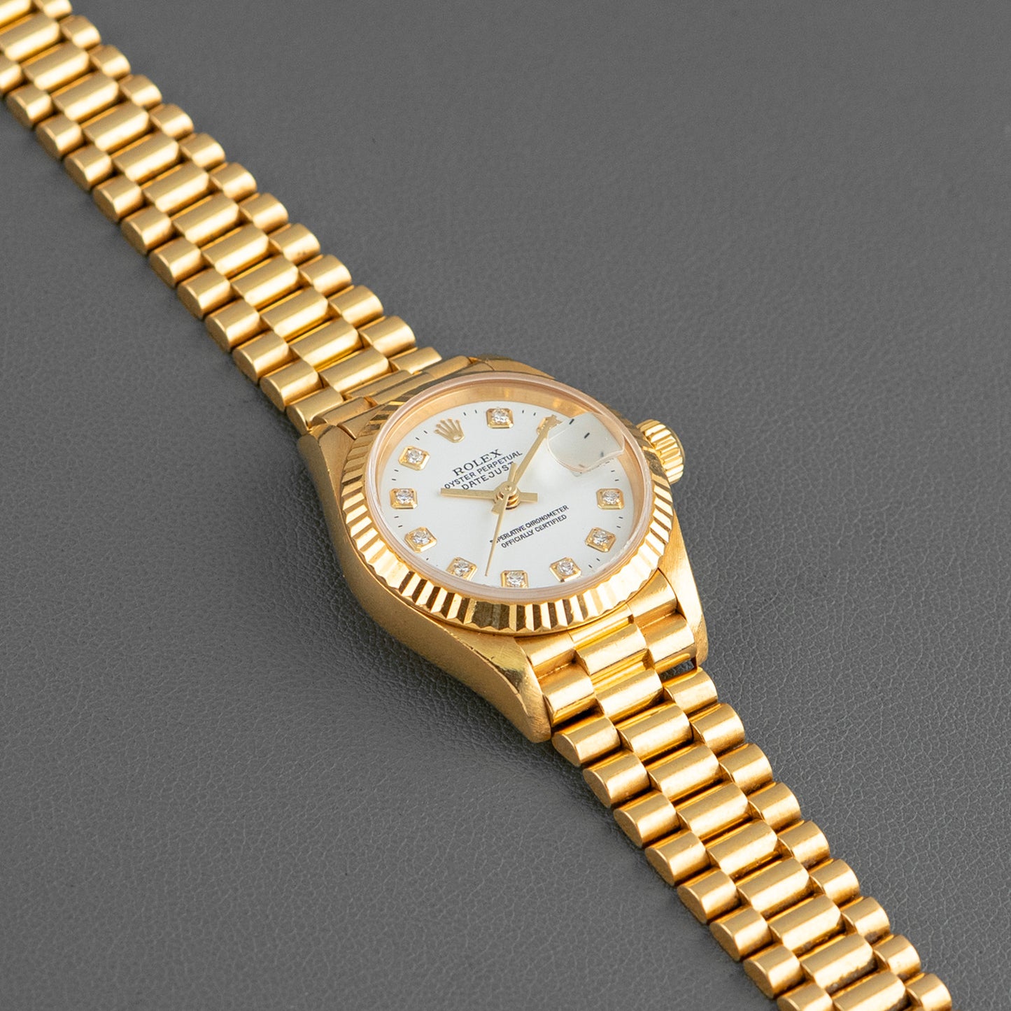 Rolex Lady-Datejust 79178 Champagne Diamond Dial 26mm