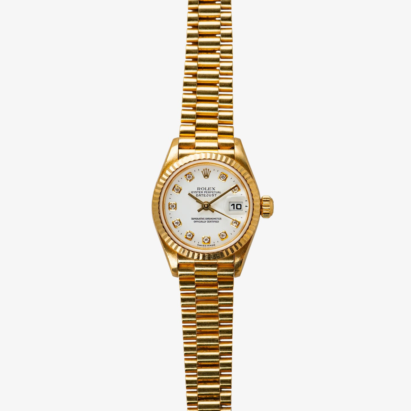 Rolex Lady-Datejust 79178 Champagne Diamond Dial 26mm