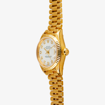 Rolex Lady-Datejust 79178 Champagne Diamond Dial 26mm