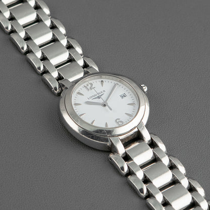 Longines PrimaLuna Quartz White Dial Date 26mm