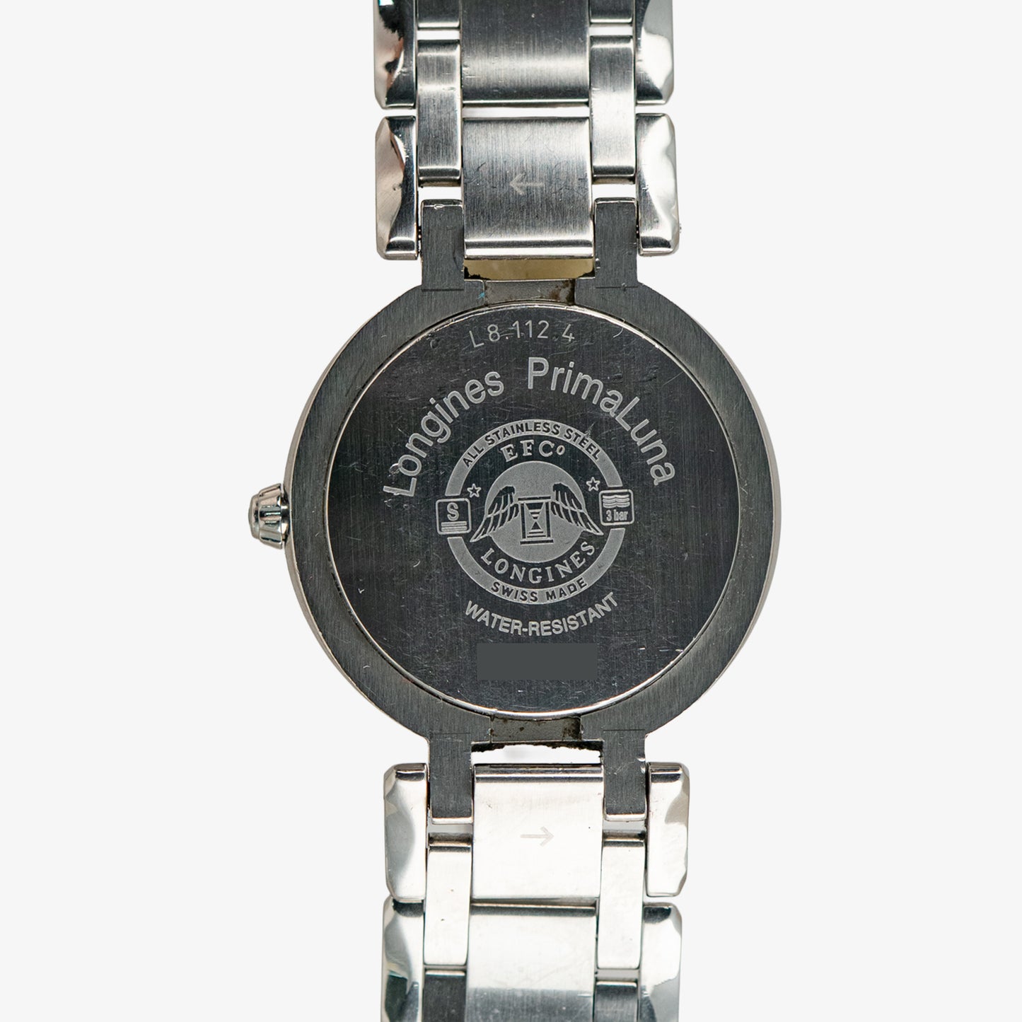 Longines PrimaLuna Quartz White Dial Date 26mm