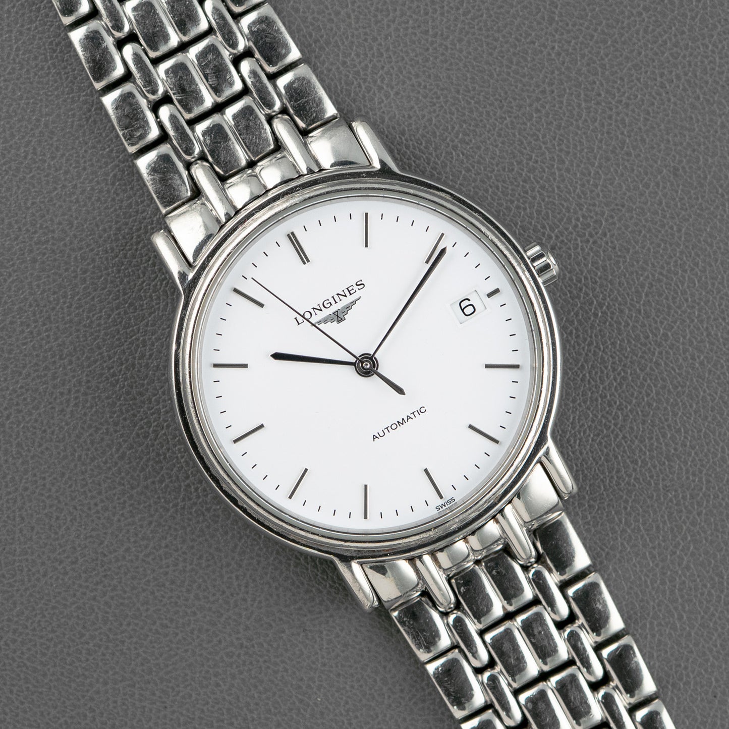 Longines Présence Automatic White Dial Date 38mm
