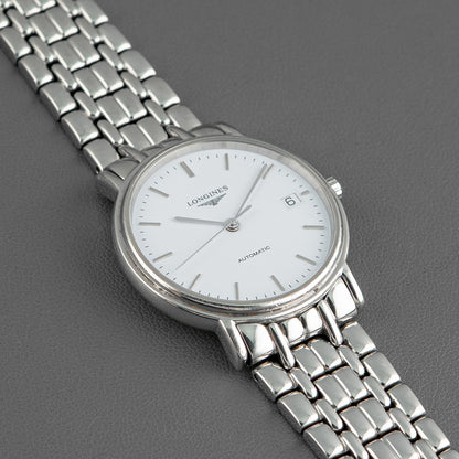 Longines Présence Automatic White Dial Date 38mm