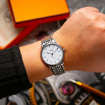 Longines Présence Automatic White Dial Date 38mm