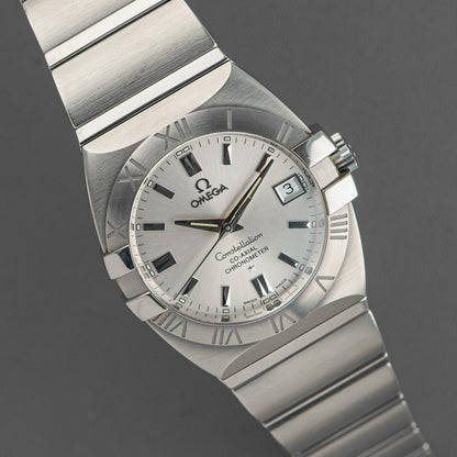 Omega Constellation Double Eagle Automatic Silver Dial 38mm