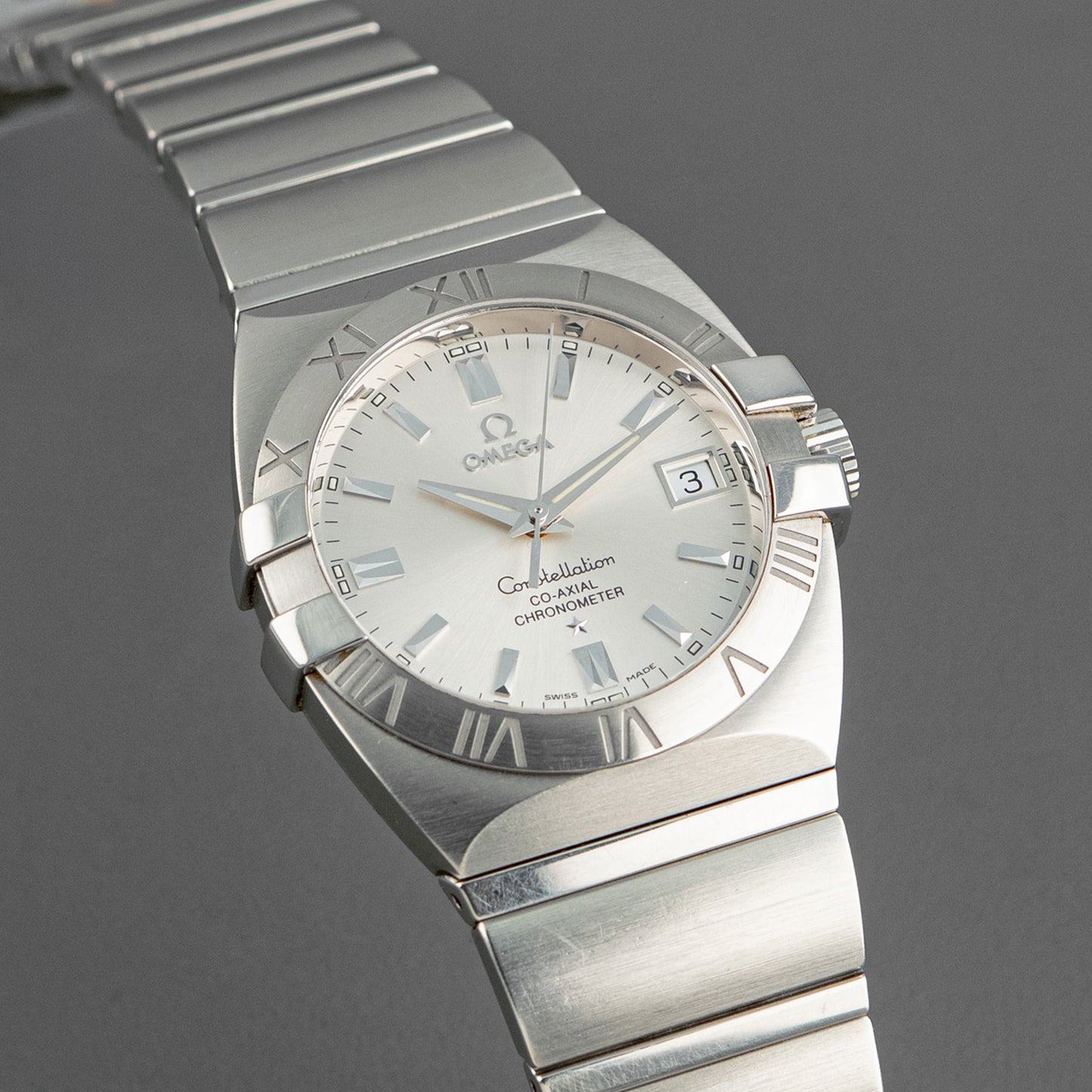Omega Constellation Double Eagle Automatic Silver Dial 38mm