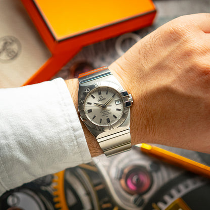 Omega Constellation Double Eagle Automatic Silver Dial 38mm