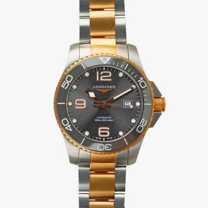 Longines HydroConquest Automatic Two-Tone Gray Dial 43mm