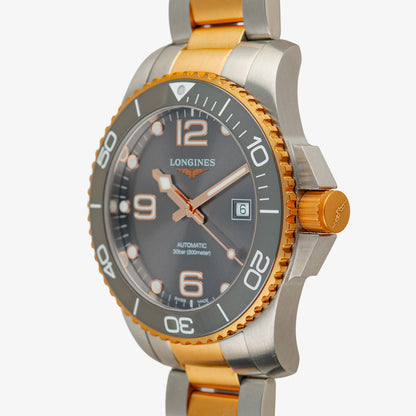 Longines HydroConquest Automatic Two-Tone Gray Dial 43mm