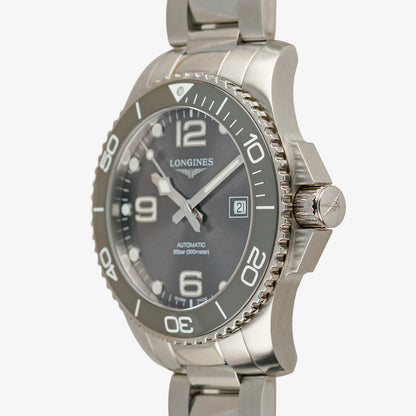 Longines HydroConquest Automatic Gray Sunburst Dial 43mm