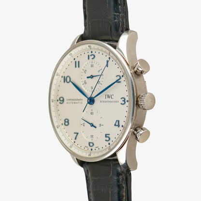 IWC Portugieser Automatic Chronograph Silver Dial 41mm