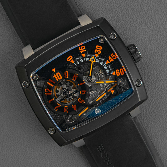 Hautlence Avant-Garde Automatic Titanium Skeleton Dial 44mm
