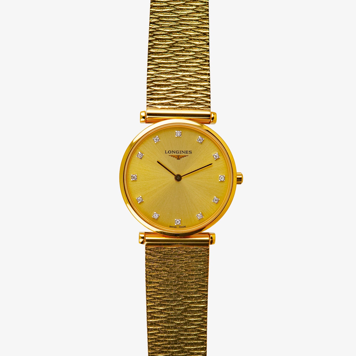 Longines La Grande Classique Quartz Champagne Diamond Dial 29mm