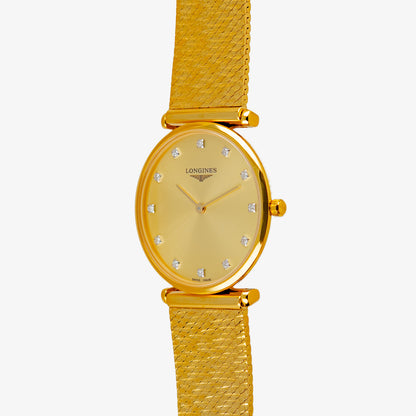 Longines La Grande Classique Quartz Champagne Diamond Dial 29mm
