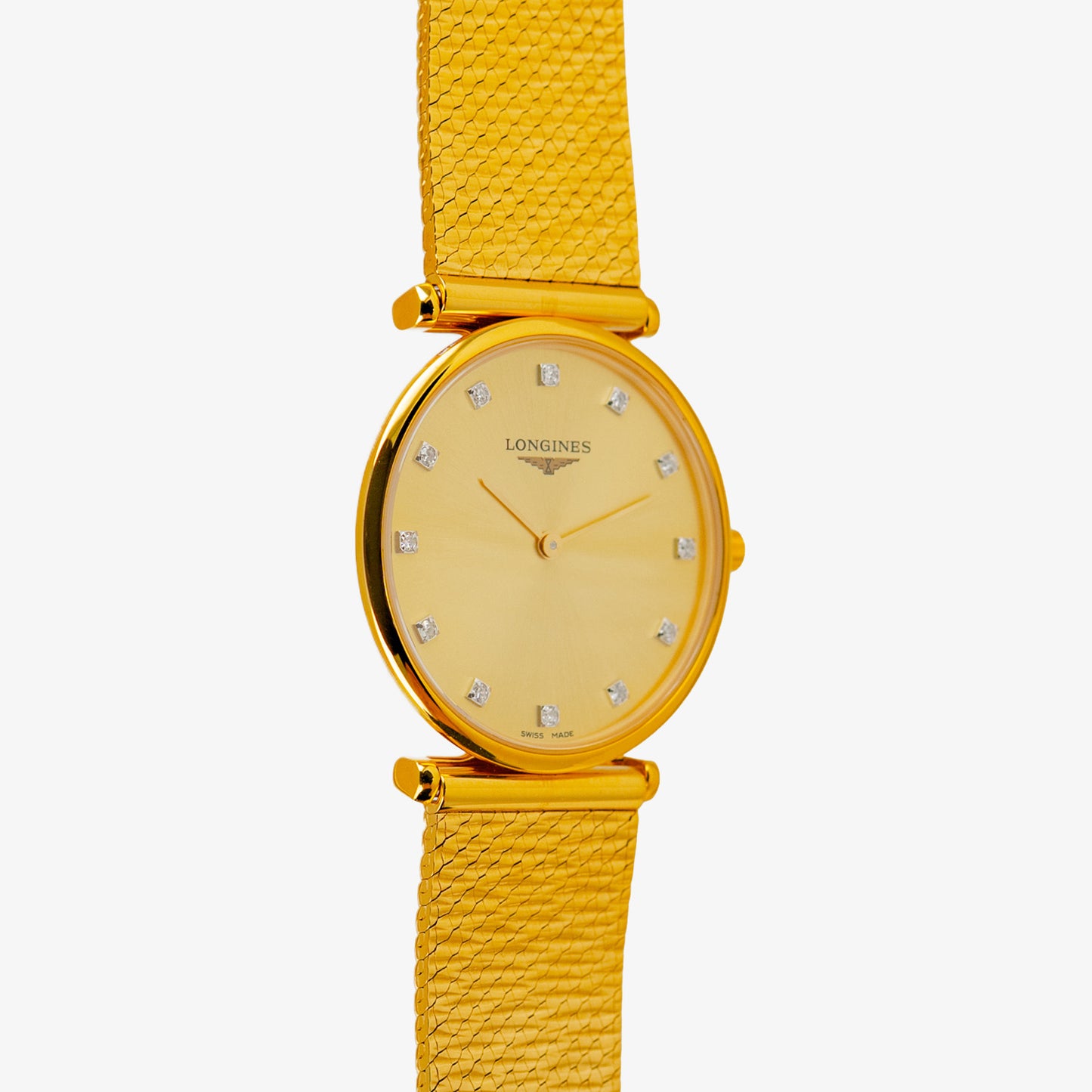 Longines La Grande Classique Quartz Champagne Diamond Dial 29mm