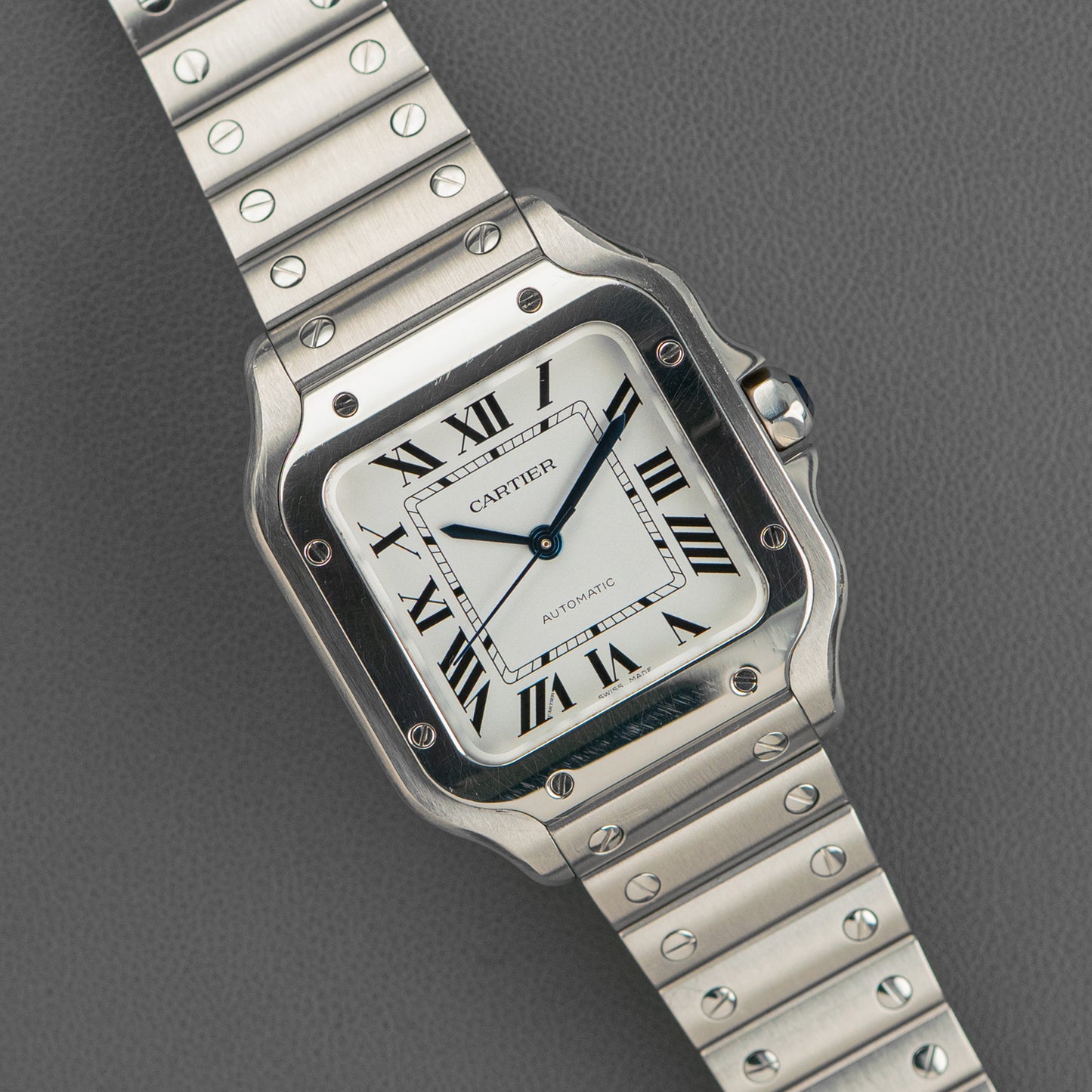Cartier Santos de Cartier Medium Automatic White Dial 35mm
