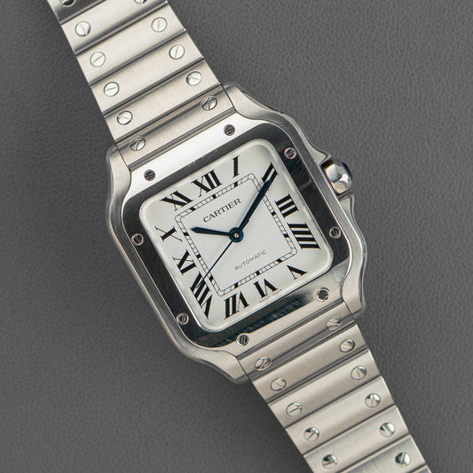 Cartier Santos de Cartier Medium Automatic White Dial 35mm