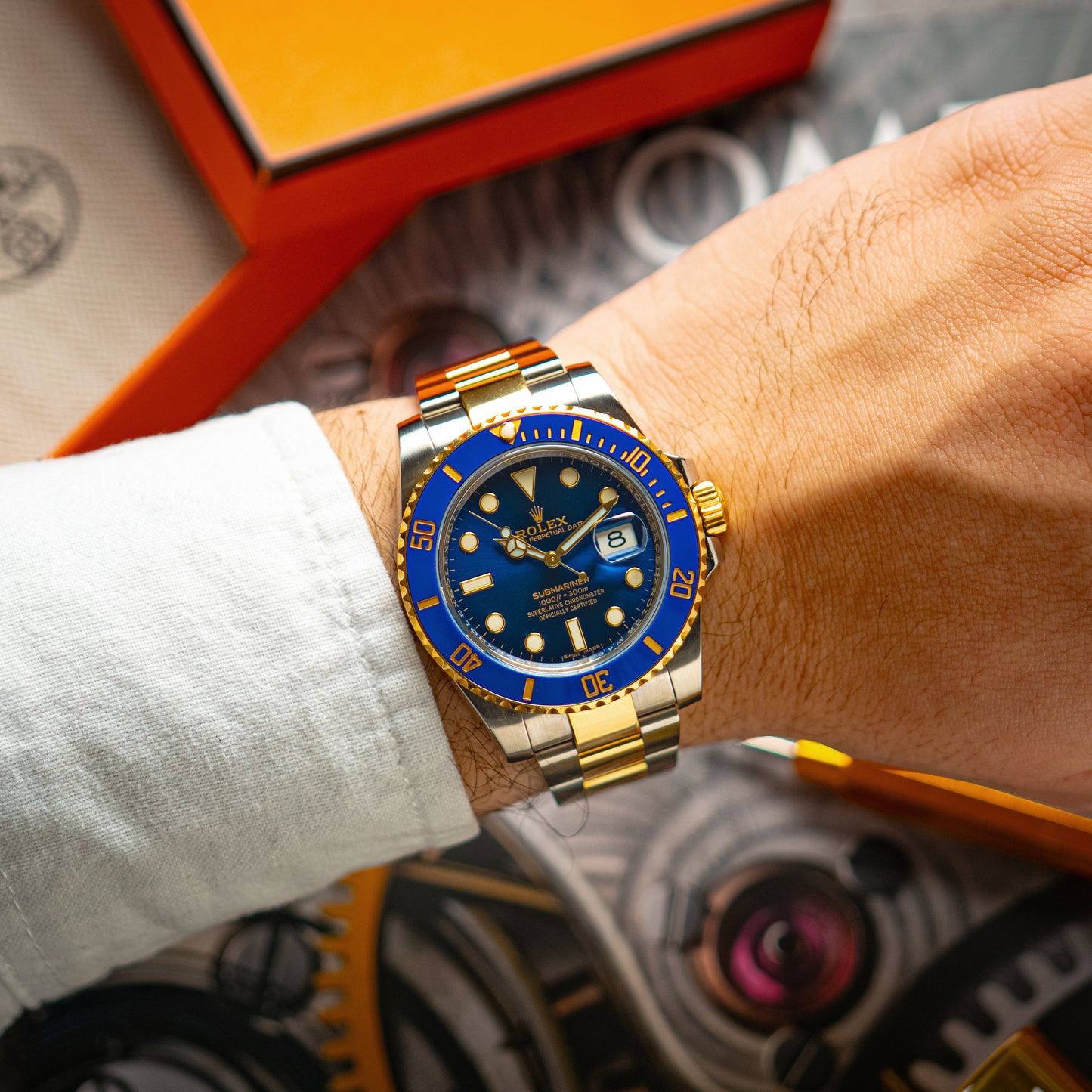 Rolex Submariner Date 116613LB Automatic "Bluesy" 40mm