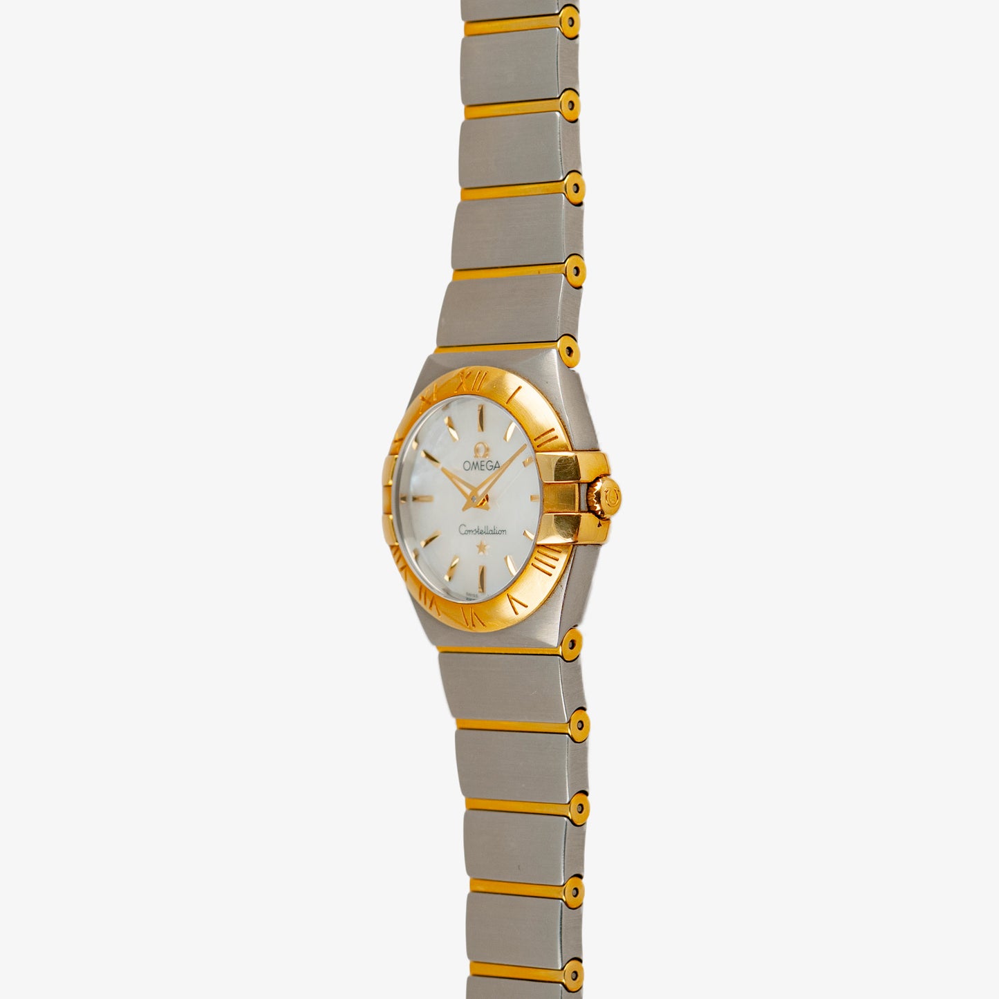 Omega Constellation Quartz Two-Tone Mother of Pearl Dial 24mm