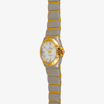 Omega Constellation Quartz Two-Tone Mother of Pearl Dial 24mm