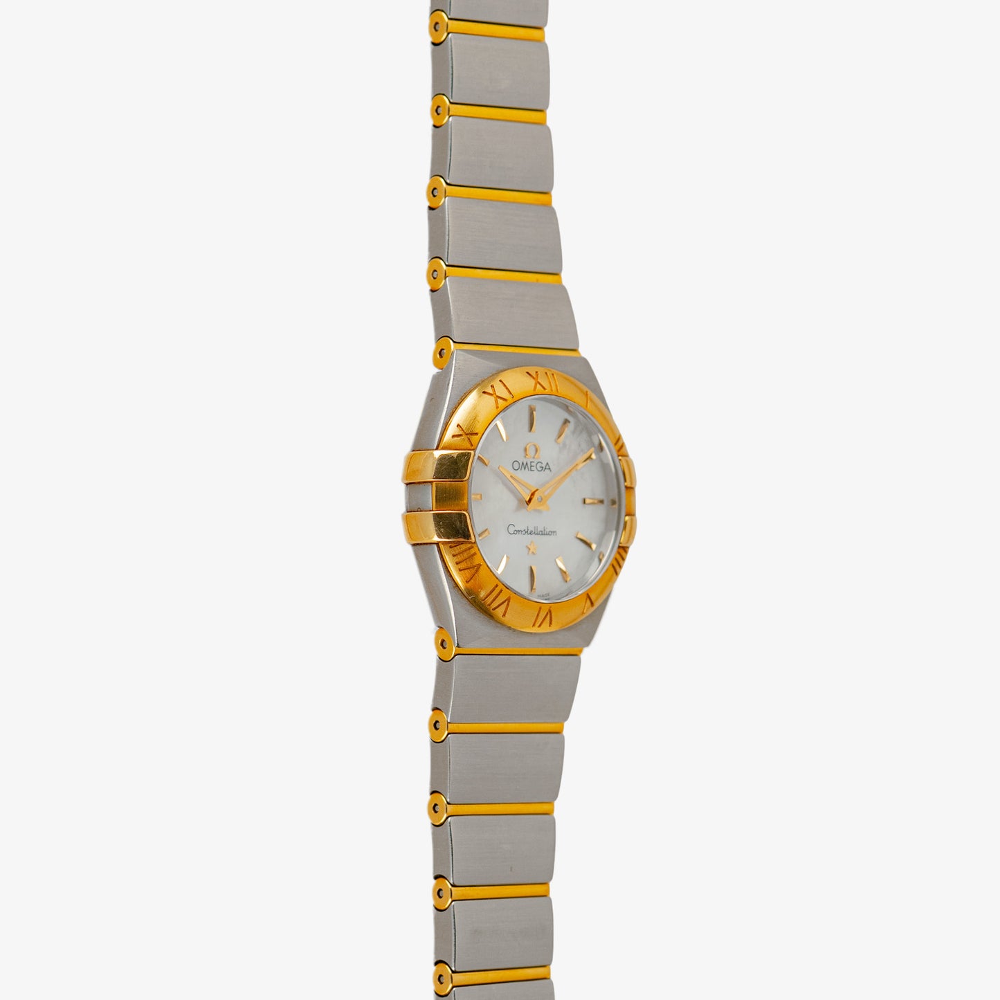 Omega Constellation Quartz Two-Tone Mother of Pearl Dial 24mm